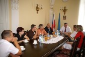 Spotkanie delegacji z Vyškova i Użgorodu z władzami Jarosławia