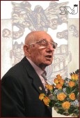 Honorowy Prezes SMJ ROMUALD OSTROWSKI w dniu swoich 90. urodzin.