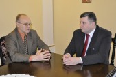 Spotkanie burmistrza Andrzeja Wyczawskiego ze Zbigniewem Branachem