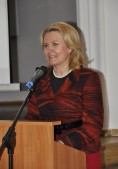 Głos zabrali również posłanka na Sejm RP Elżbieta Łukacijewska...