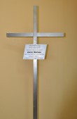 Krzyż, który stanie na miejscu tragicznego wypadku ś.p. Jerzego Matusza. | Fot.  M. Wielgos