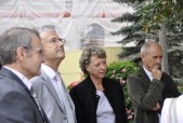 delegacja Orange (od lewej): Claude Borgeois, burmistrz Jacques Bombard, Josette Adiasse, Xavier Marquot.