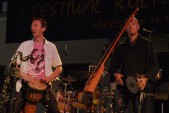 Max Kowalski (na prawo) i Piotr Skupniewicz z Max Klezmer Band.