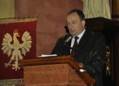 Zastępca burmistrza Bogdan Wołoszyn.