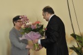Podziękowania za działalność Stowarzyszenia na ręce prezes Grażyny Stopy przekazał sekretarz Jan Biłas.