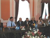 Spotkanie przedstawicieli Rady Miasta i Burmistrza Miasta Jarosławia z przedstawicielami delegacji miast partnerskich