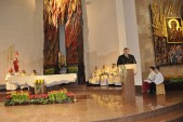 Podczas uroczystości rocznicowych przemówienie wygłosił burmistrz miasta Andrzej Wyczawski...