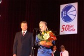 Prezes Ewa Bednarczyk nagrodzona statuetką JAROSŁAWA 2005 w dziedzinie ochrony zdrowia.