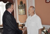 Z Wilhelmem Orsettim spotkał się zastępca burmistrza Bogdan Wołoszyn.