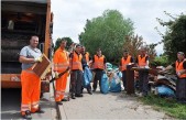Pracownicy PGKiM podczas usuwania skutków powodzi w Niemczech. | Fot.  Kathleen Radunsky (2)