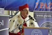 Rektor PWSTE prof. nadzw. dr hab. Wacław Wierzbieniec.