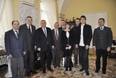 Burmistrz spotkał się również z gośćmi z Krakowa w swoim gabinecie.
