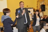 Zastępca burmistrza Bogdan Wołoszyn pogratulował pomysłu debaty.