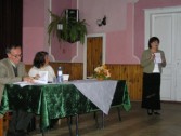Spotkanie prowadziła Elżbieta Tkacz - dyrektor MBP. Fot. Marta Puńko-Maciałek.