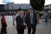 Burmistrz Wyczawski spotkał się również z poprzednim burmistrzem Michaloviec Jozefem Bobíkiem.