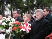 Burmistrz Andrzej Wyczawski, Przewodniczący Rady Miasta Janusz Szkodny oraz wiceprzewodniczący Marian Kozłowski