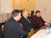 W spotkaniu uczestniczyli również zastępcy burmistrza: Stanisław Misiąg i Bogdan Wołoszyn