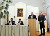 Doradca burmistrza Jarosławia, Zbigniew Możdżeń zaprezentował projekt szlaku.