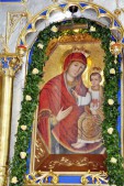 18 sierpnia 2011 r. przypadała 15. rocznica koronacji cudownej ikony "Bramy Miłosierdzia". W Cerkwi pw. Przemienienia Pańskiego zostały zorganizowane uroczystości jubileuszowe. | Fot.  Małgorzata Młynarska
