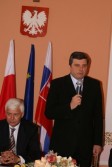 Burmistrz Andrzej Wyczawski i konsul generalny Republiki Słowackiej Ivan Horsky