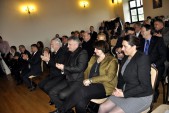 Od prawej: sekretarz miasta dr Ewa Pieniążek, dr Dorota Janiszewska-Jakubiak zastepca dyrektora DDK w MKiDN, Zbigniew Możdżeń oraz Stanisław Machała.