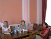 ... nie tylko mężczyzn. Na zdjęciu radne: Halina Mańkowska, Marta Batiuk i Bożena Łanowy