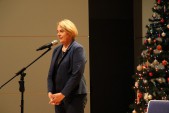 W sali koncertowej przybyłych gości powitała Grażyna Sereda - dyrektor Zespołu Państwowych Szkół Muzycznych w Jarosławiu.