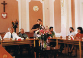 od lewej: A. Międlar, St. Hajnus, J. Matusz, A. Wyczawski, J. Pagacz, Z. Krzanowska