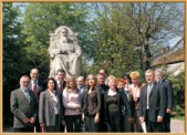 Władze miasta Jarosławia uczestniczyły we wspólnej sesji w dniu 11 maja 2007 r. w partnerskim mieście Jaworów na Ukrainie. | Fot. Andrzej Wikiera