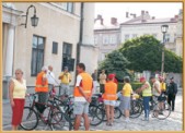 Jedną z towarzyszących imprez był parafialny rajd rowerowy. | Fot. Zofia Krzanowska