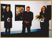Myrosław Otkowycz ze Lwowa przybył do Jarosławia 8.11. na otwarcie własnej wystawy w Małej Galerii MOK