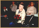 Aktorka Ewa Błaszczyk podczas spotkania w Katolickim Centrum Kultury przy parafii Chrystusa Króla - 24.10.