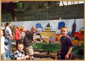 Dzień Dziecka - malowanie panoramy miasta