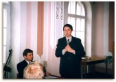 Na zdjęciu (od lewej): Poseł na Sejm RP Marek Kuchciński oraz Dyrektor Biura Polskiego Euroregionu Karpackiego Dawid Lasek | Fot. Z.K.