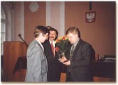 Wręczenie Złotej Odznaki "Za Zasługi dla Miasta Jarosławia" - 22.02.1999