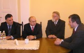 od lewej: Oleh Horbenko, Mychajło Brodowycz, Stanisław Machała i Andrzej Wyczawski | Fot. Zofia Krzanowska