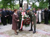Uroczystość odsłonięcia pomnika poświęconego kpt. Władysławowi Kobie | Fot. Anita Banaś