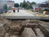 Podczas budowy odkryto relikty Bramy Przemyskiej | Fot.  Magdalena Rożek