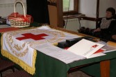 Sztandar Klubu Honorowych Dawców Krwi (HDK) przy Zarządzie Rejonowy PCK w Jarosławiu