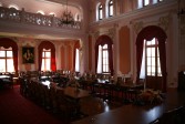 Sala narad  została wykonana wg projektu Jana Stobnickiego ze Lwowa w okresie przebudowy ratusza w latach 1900-1909