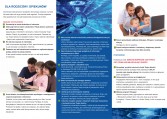 folder str.2 zawiera poradnik podopowiedź dla rodziców, jak chronić dziecko przed niebezpieczeństwami czyhającymi w Internecie