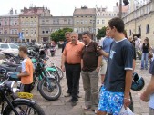Także burmistrz Vyškova podziwiał niezwykłe "maszyny"