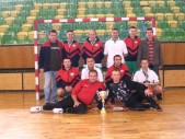 Zwyciezca turnieju - drużyna Państwowej Powiatowej Straży Pożarnej w Jarosławiu