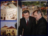 Burmistrz Miasta Jarosławia Andrzej Wyczawski oraz Burmistrz Miasta Michalovce Viliam Záhorčák. | Fot.  od delegacji Michaloviec
