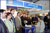 Odwiedzający stoisko miasta Jarosławia i miast partnerskich mogli otrzymać wyczerpujące informacje.