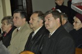 od prawej: Andrzej Buczek  - przewodniczący Regionu Ziemia Przemyska NSZZ „Solidarność”, Sekretarz Miasta Jan Biłas, Burmistrz Miasta Jarosławia Andrzej Wyczawski, Maria Podolec - Zarząd Regionu Regionu Ziemia Przemyska NSZZ „Solidarność”.