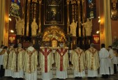 Msza św. koncelebrowana z udziałem jarosławskich duchownych.