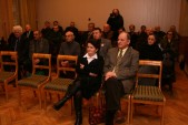 Uczestnicy spotkania: na pierwszym planie Kazimierz Szaganiec wraz z małżonką.