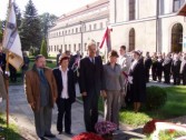 Przedstawiciele NSZZ Solidarność Pracowników Oświaty na czele z Posłem na Sejm RP A. Ćwierzem.