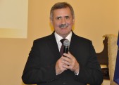 Burmistrz Michalowiec, Viliam Zahorčák dziękował za zaproszenie i omówił najważniejsze przedsięwzięcia swojego miasta.